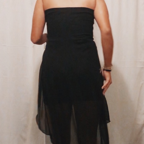 TEEZE ME super cute BLACK strapless dress SIZE 5 - Picture 3 of 7